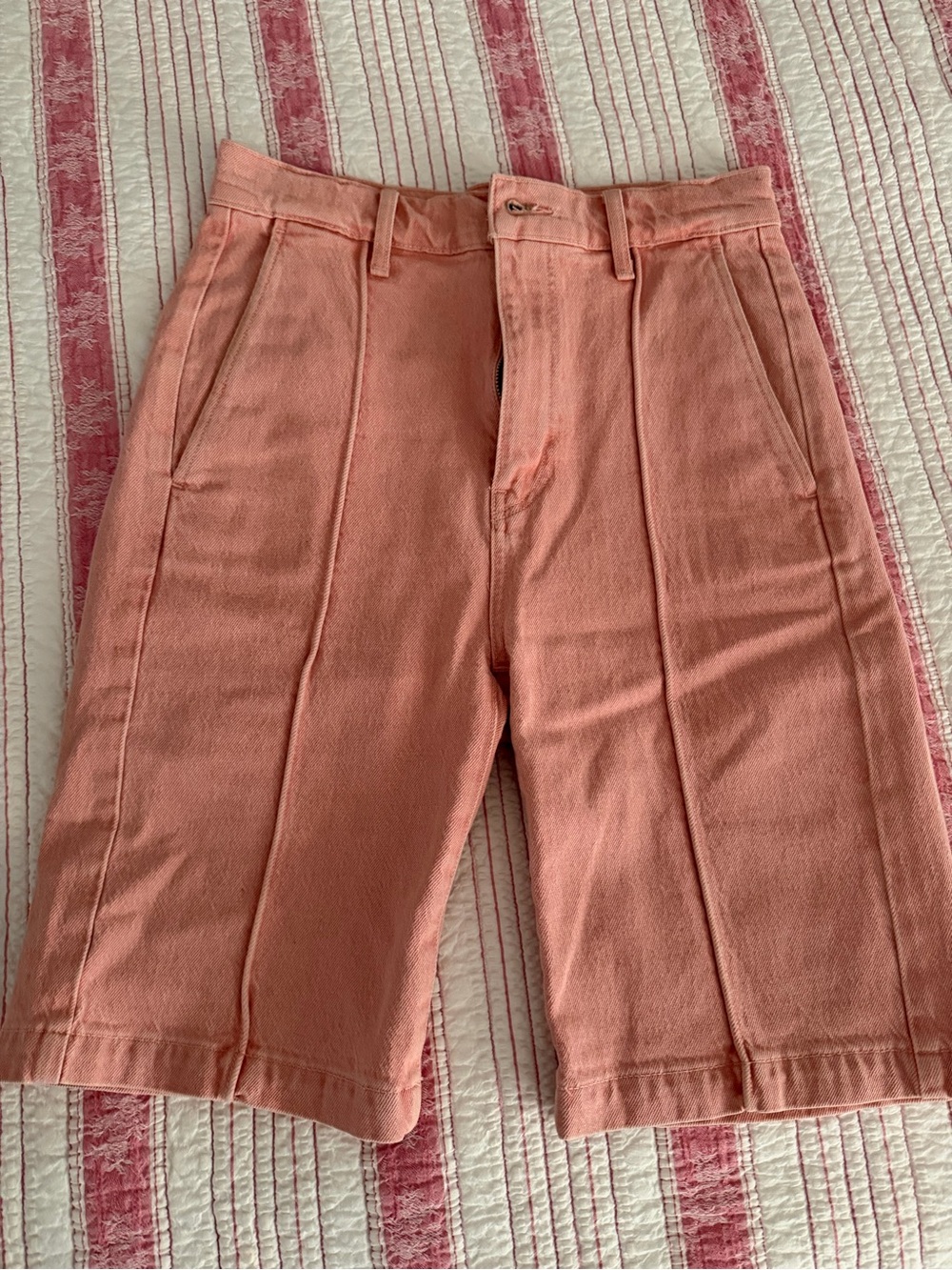 Levi's Pink Denim Shorts with Organic Cotton Tag